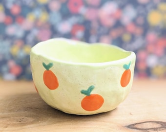 Clementines small ceramic bowl | handmade gift | pottery | spice dish | ring dish | incense holder | airplant holder | new home