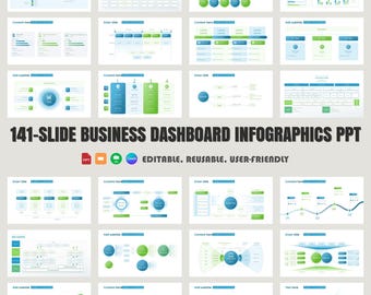 Business Organization Chart Template: 141 Editable Slides (PPTX)