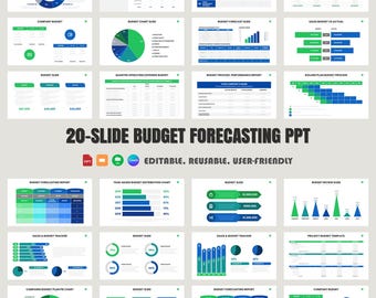 Budget Forecasting PowerPoint Template: Editable Financial Planning Deck