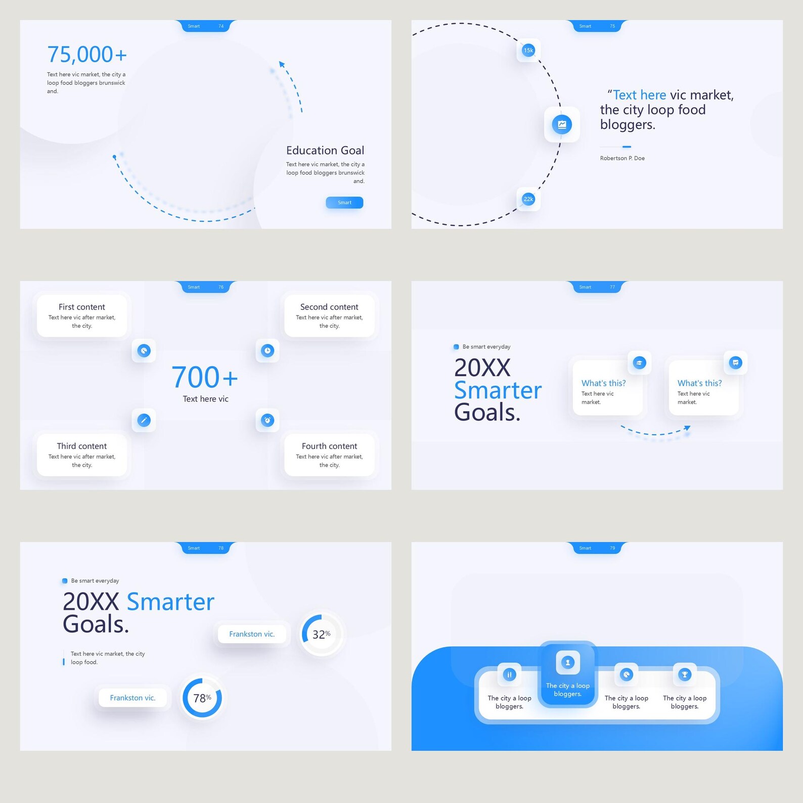 100-slide Education Powerpoint Template: Editable Business PPT - Etsy
