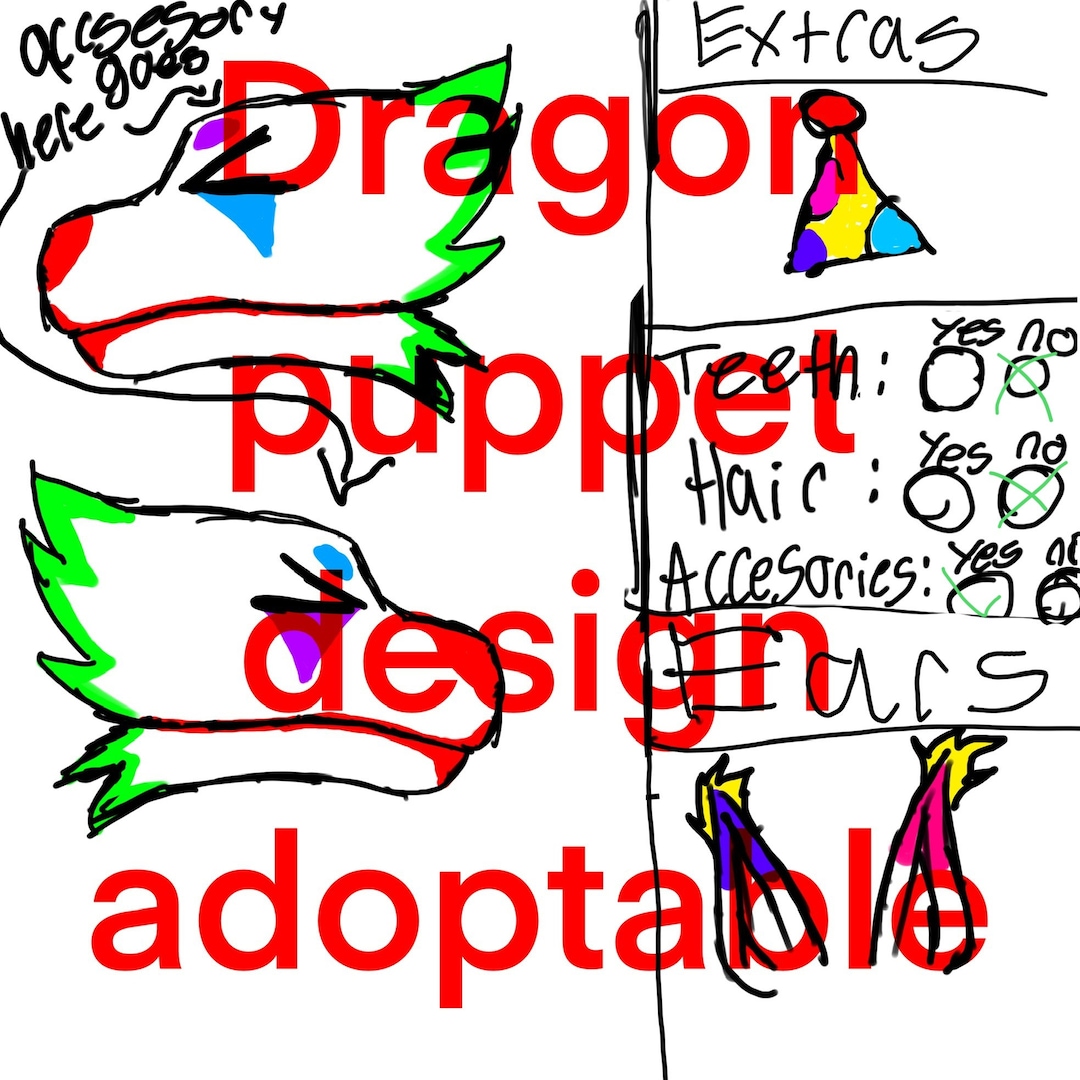 Clown Paper Dragon Design - Etsy