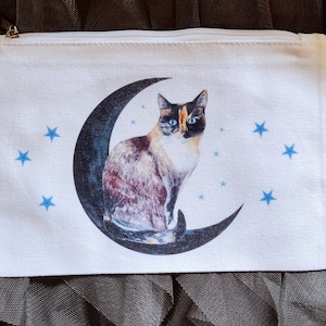 Celestial Cat zippered pouch