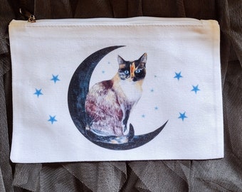 Celestial Cat zippered pouch