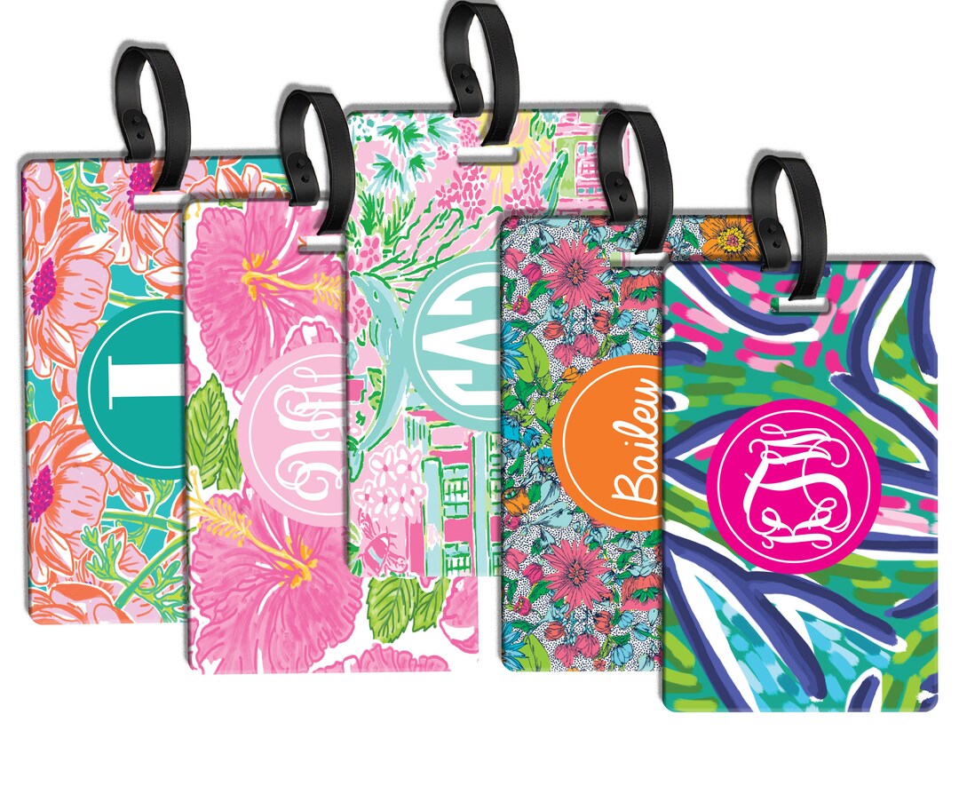 Bag Tags Personalized Luggage Tag Monogrammed Luggage Tag Etsy