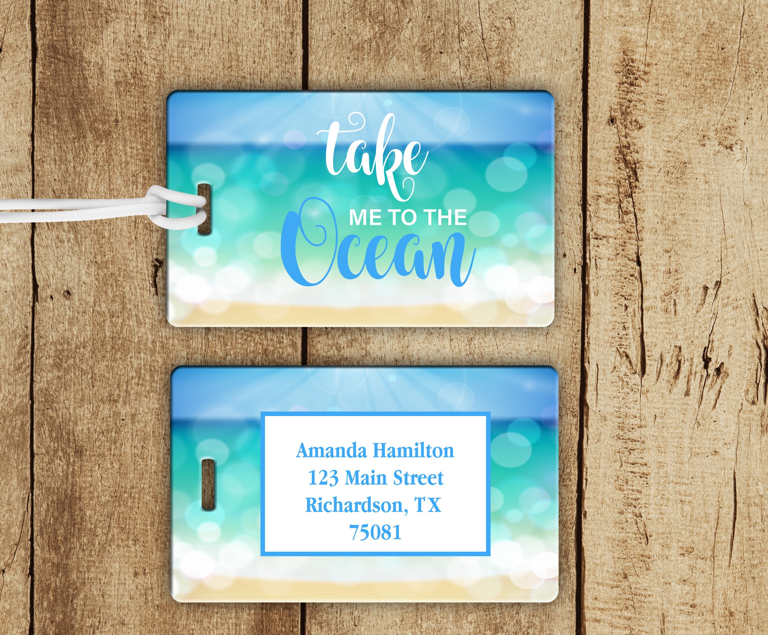 indestructible luggage tags