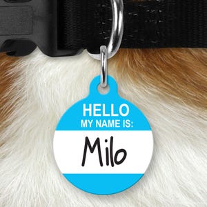 Personalized Dog Tag: Double Sided Custom Pet ID