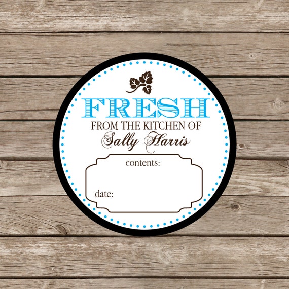 Waterproof Jar Labels Personalized Mason Jar Stickers Jar Etsy