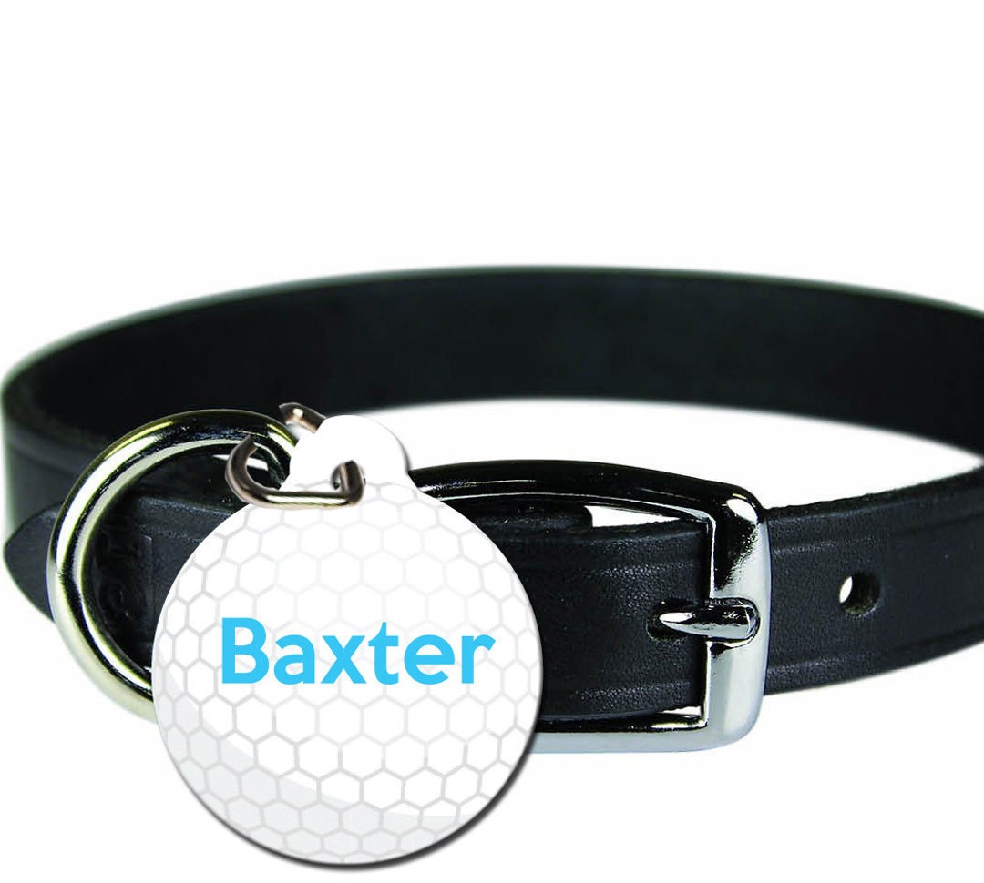 Personalized Pet Tag Golf Ball Dog Tag Pet ID Tag Dog Tag Etsy