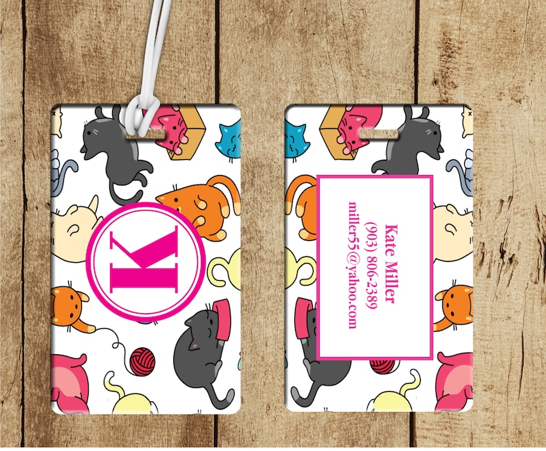 childrens luggage tag