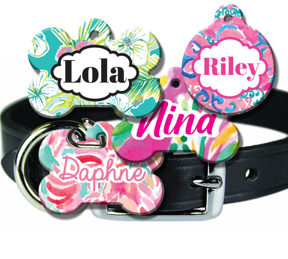 Dog ID Tags Personalized Dog Tag Dog Id Custom Pet Tags Etsy
