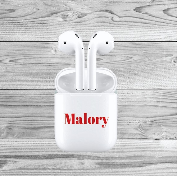 Airpod Case Decal Name Decal Waterproof Vinyl Mini Name Etsy