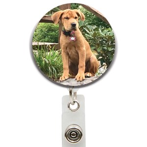 Custom Photo Badge Reel: Personalized Picture ID Holder