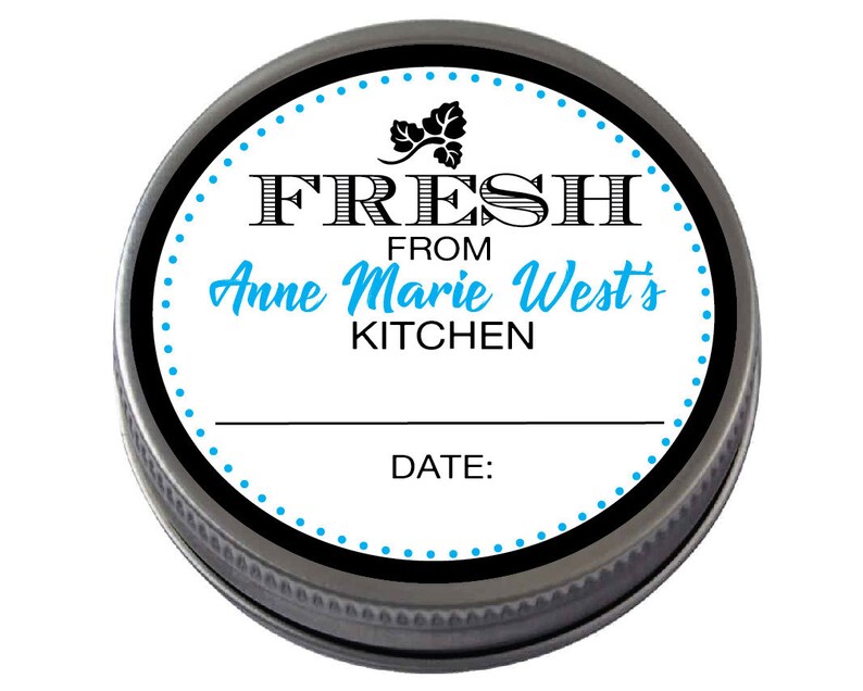 Waterproof Jar Labels Personalized Mason Jar Stickers Jar Etsy