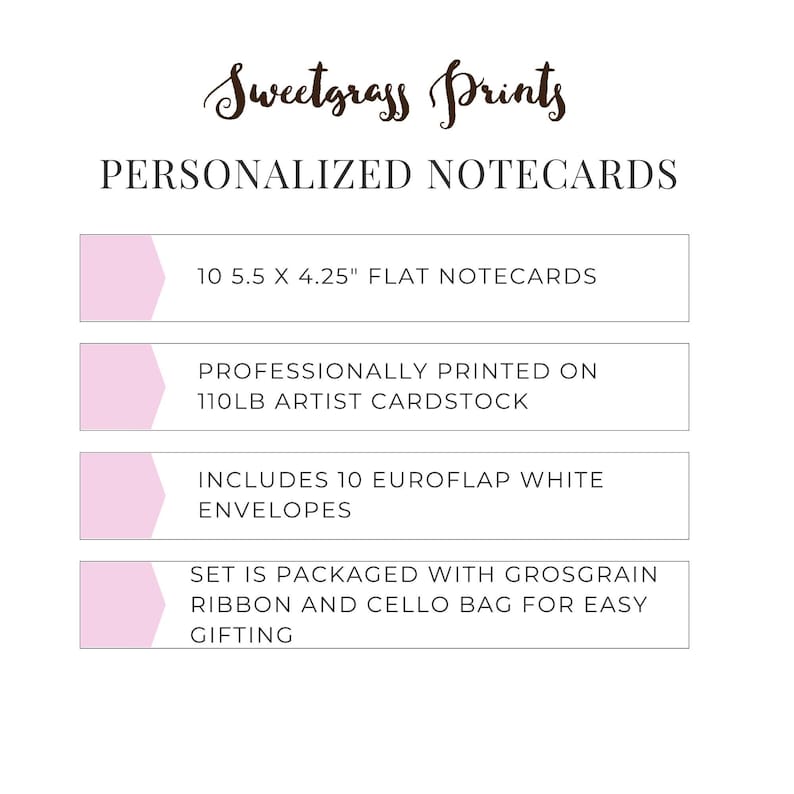 Floral Monogram Notecard Set, Personalized Vine Initials Stationery (Set of 10 flat cards), Custom Paper image 3