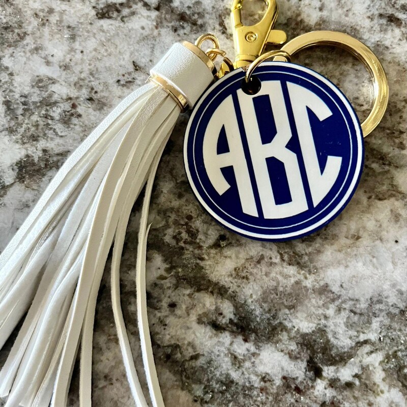 Preppy Keychain - Etsy