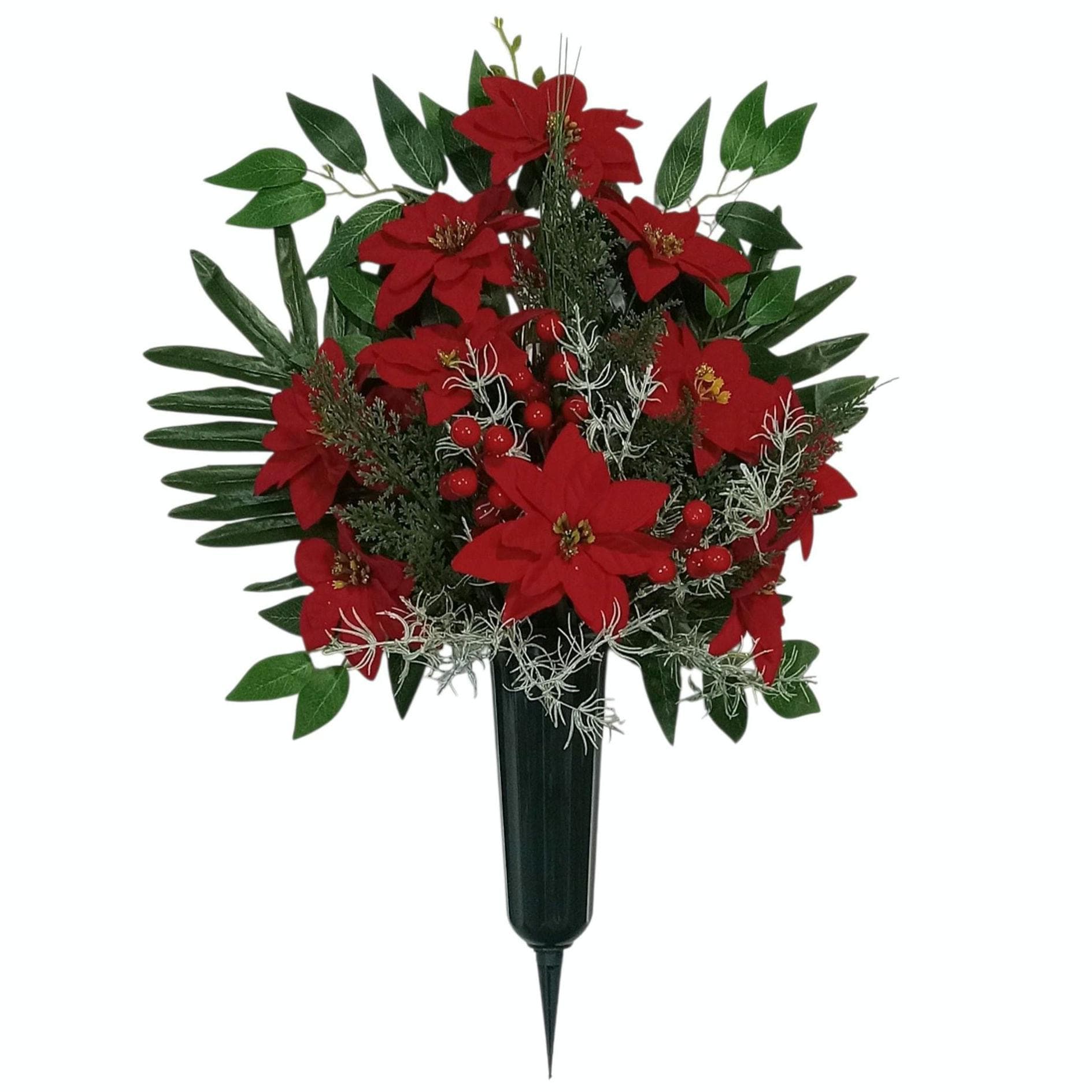 Grave flowers christmas