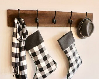 Reclaimed Barn Wood Coat Rack