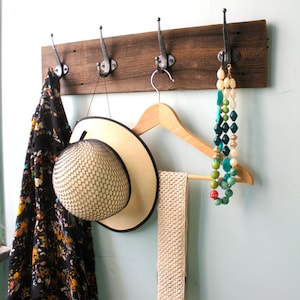 Reclaimed Barn Wood Coat Rack