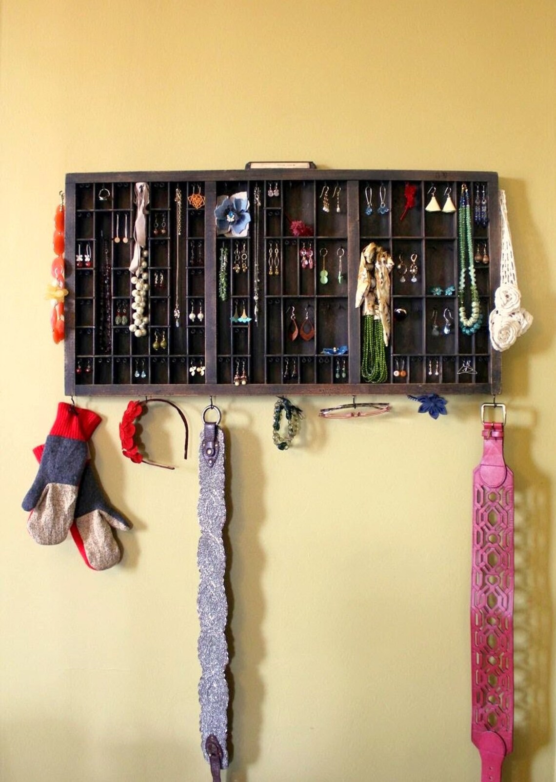 Printers Drawer Jewelry Display Etsy