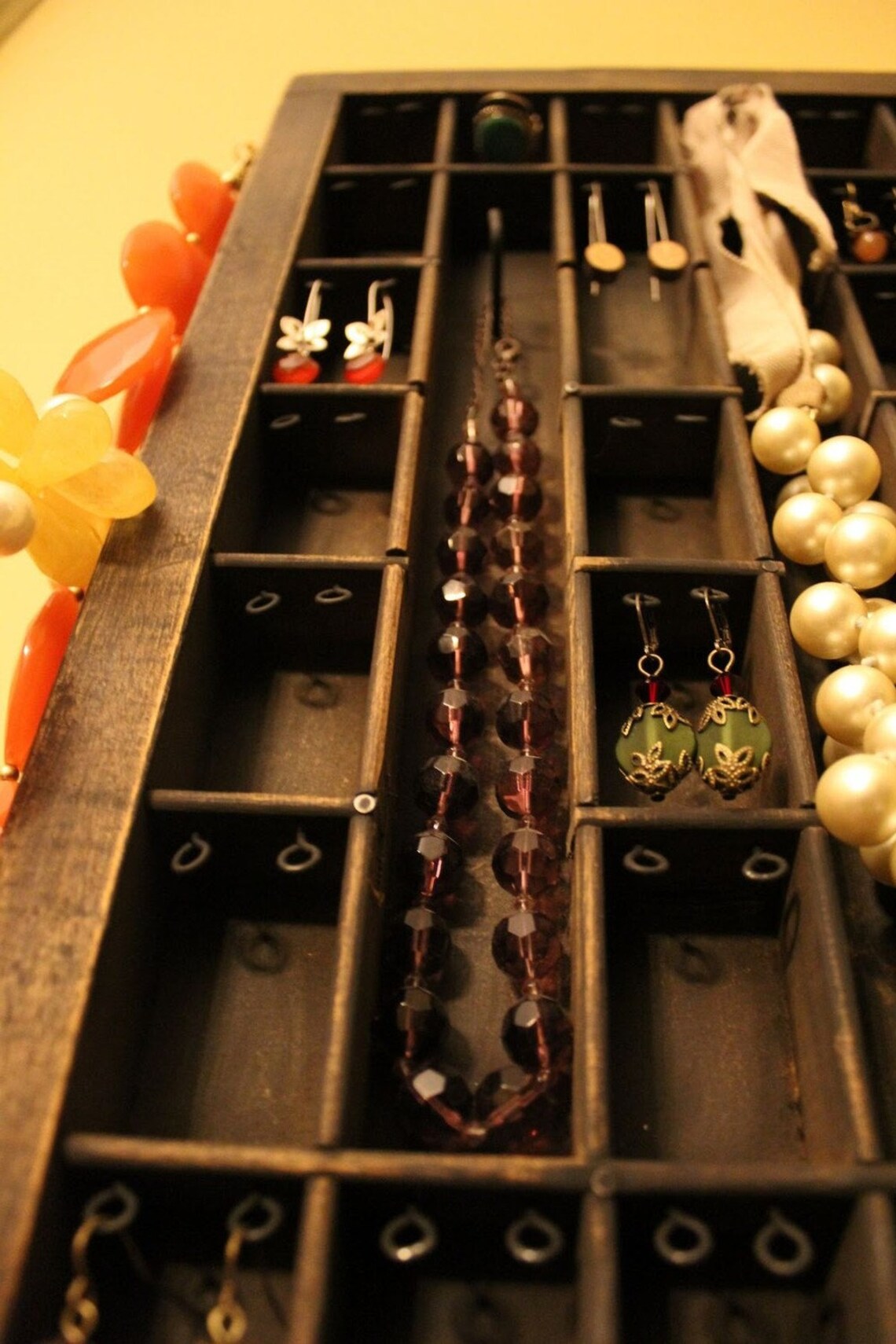 Printers Drawer Jewelry Display Etsy