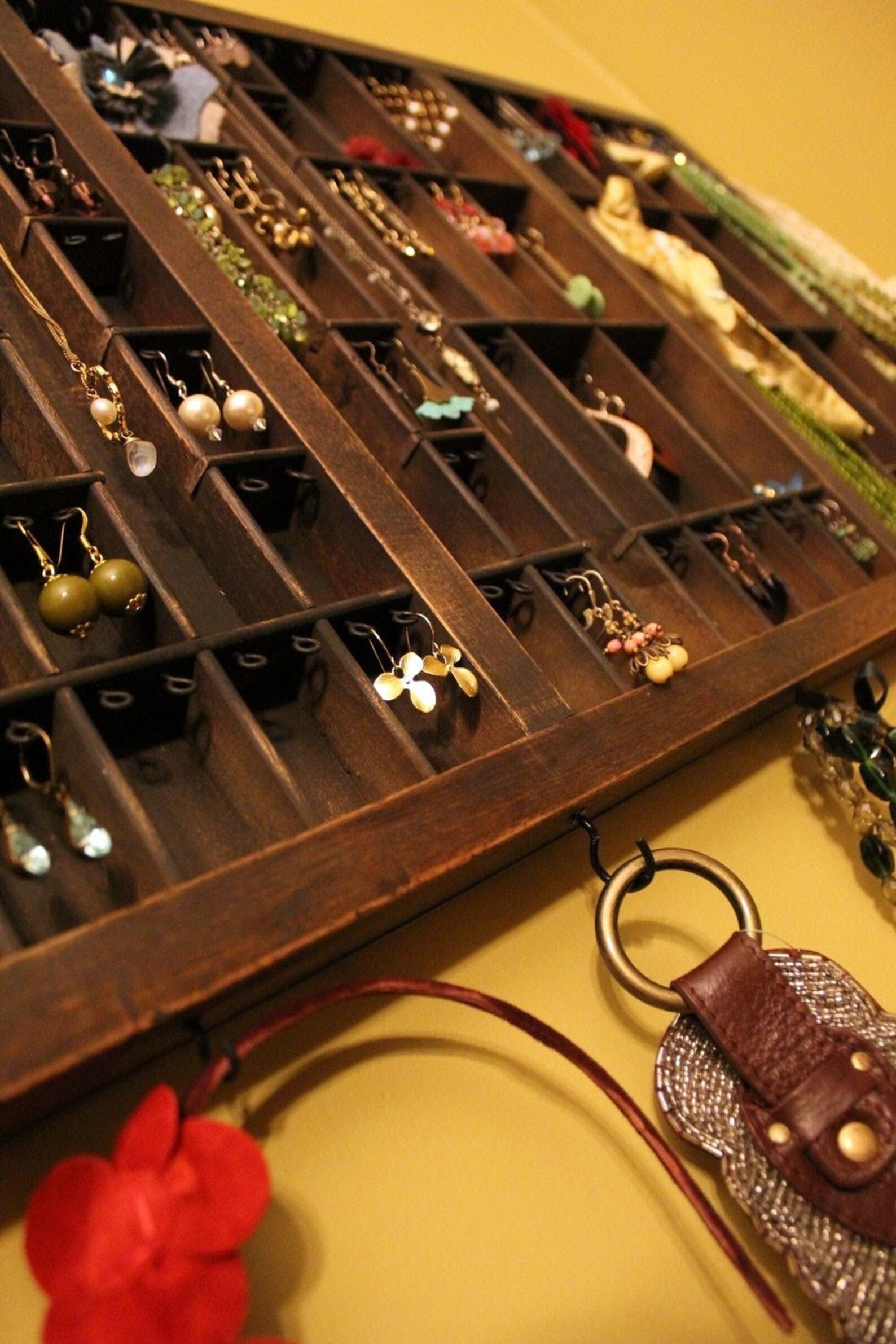 Printers Drawer Jewelry Display Etsy