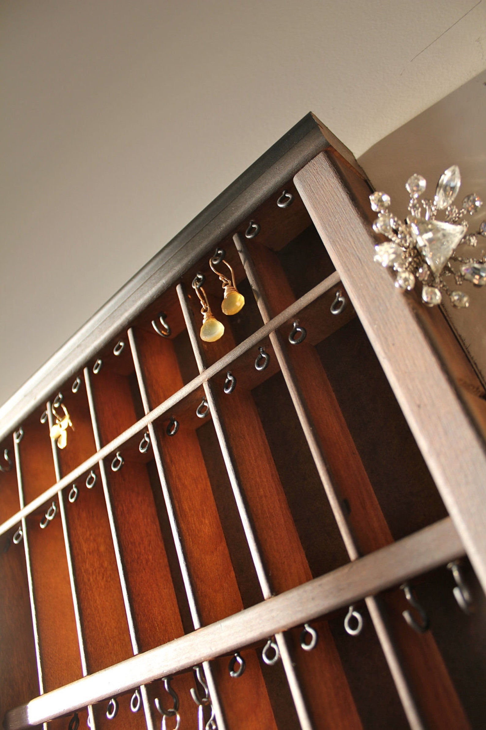 Jewelry Display Natural Wood Etsy