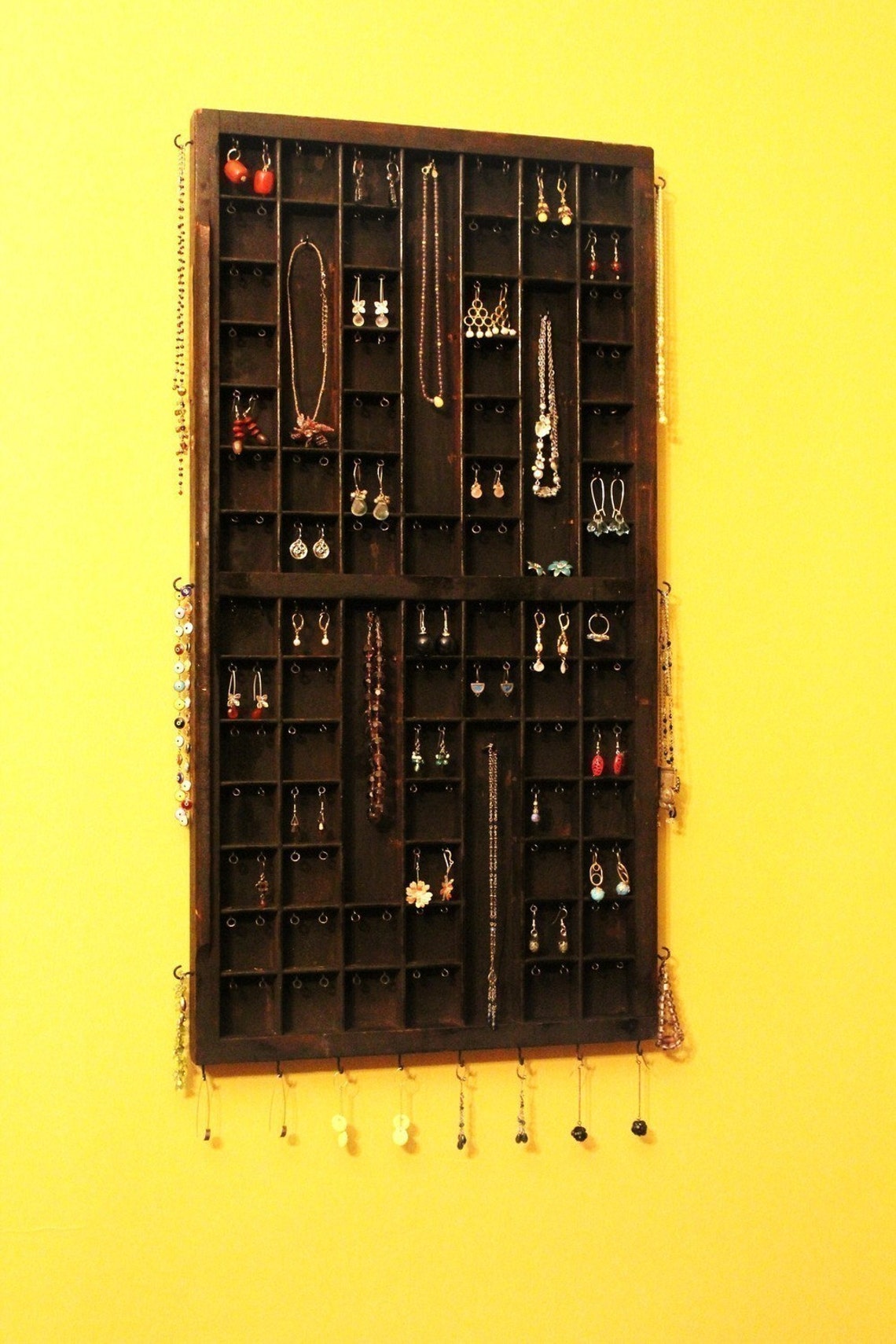 Vertical Printers Drawer Jewelry Display Etsy