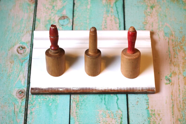 Red Rolling Pin Hook Rack image 2