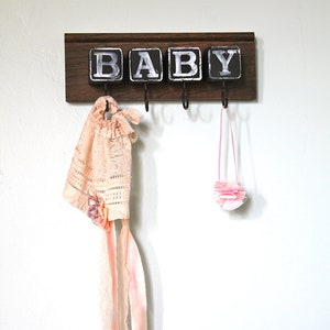 Graphic type Baby Block Rack room sign image 4