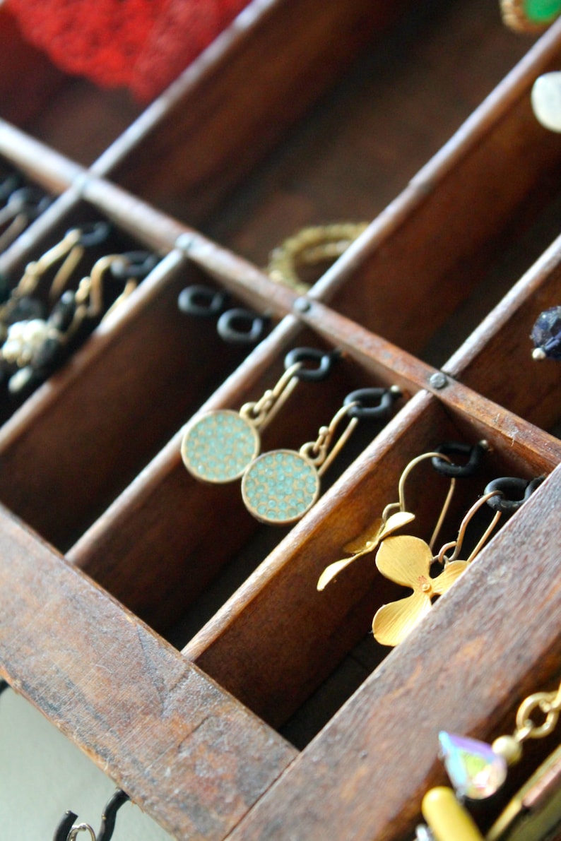 Natural Wood Jewelry Organizer Etsy