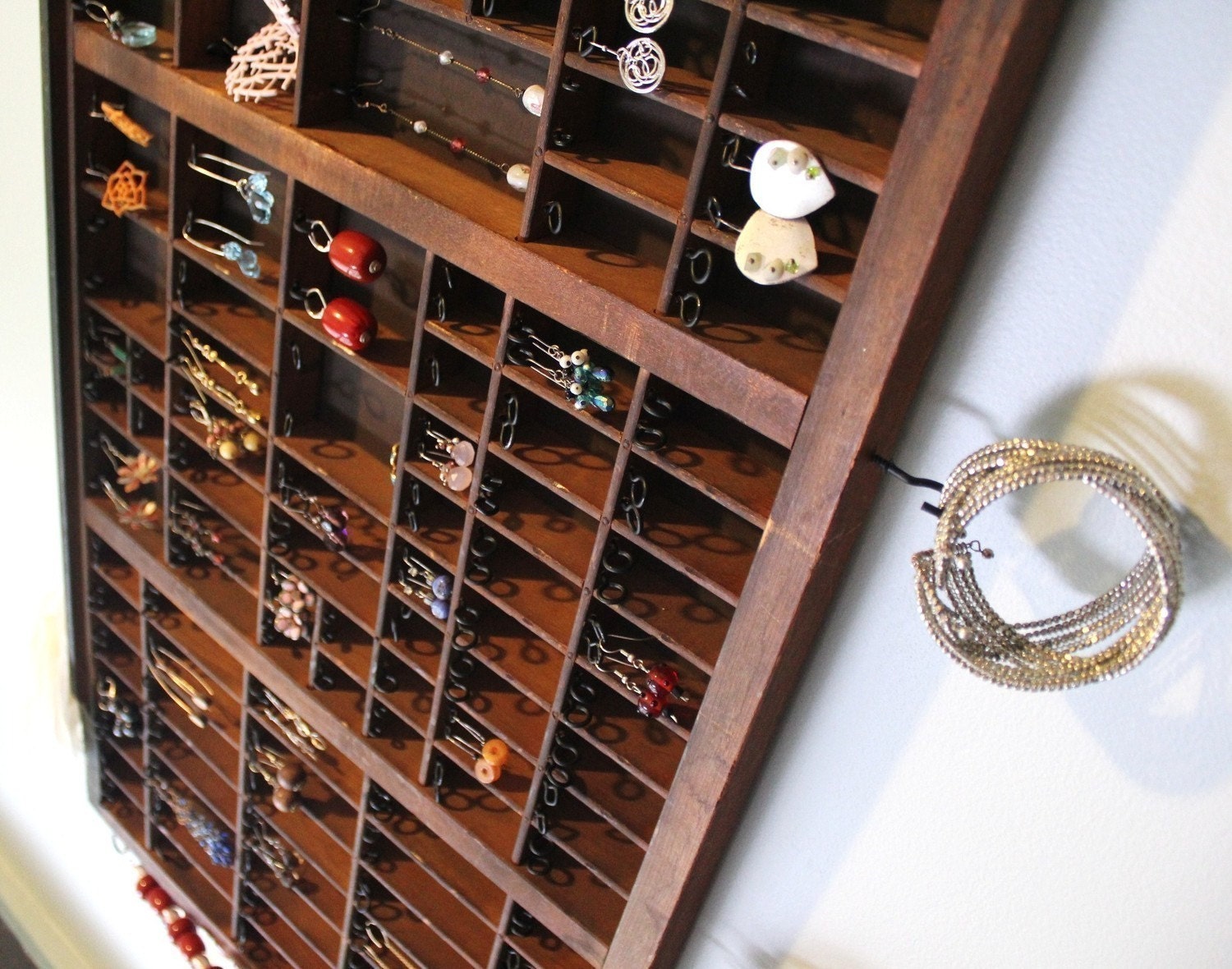 Wooden Jewelry Organizer Etsy