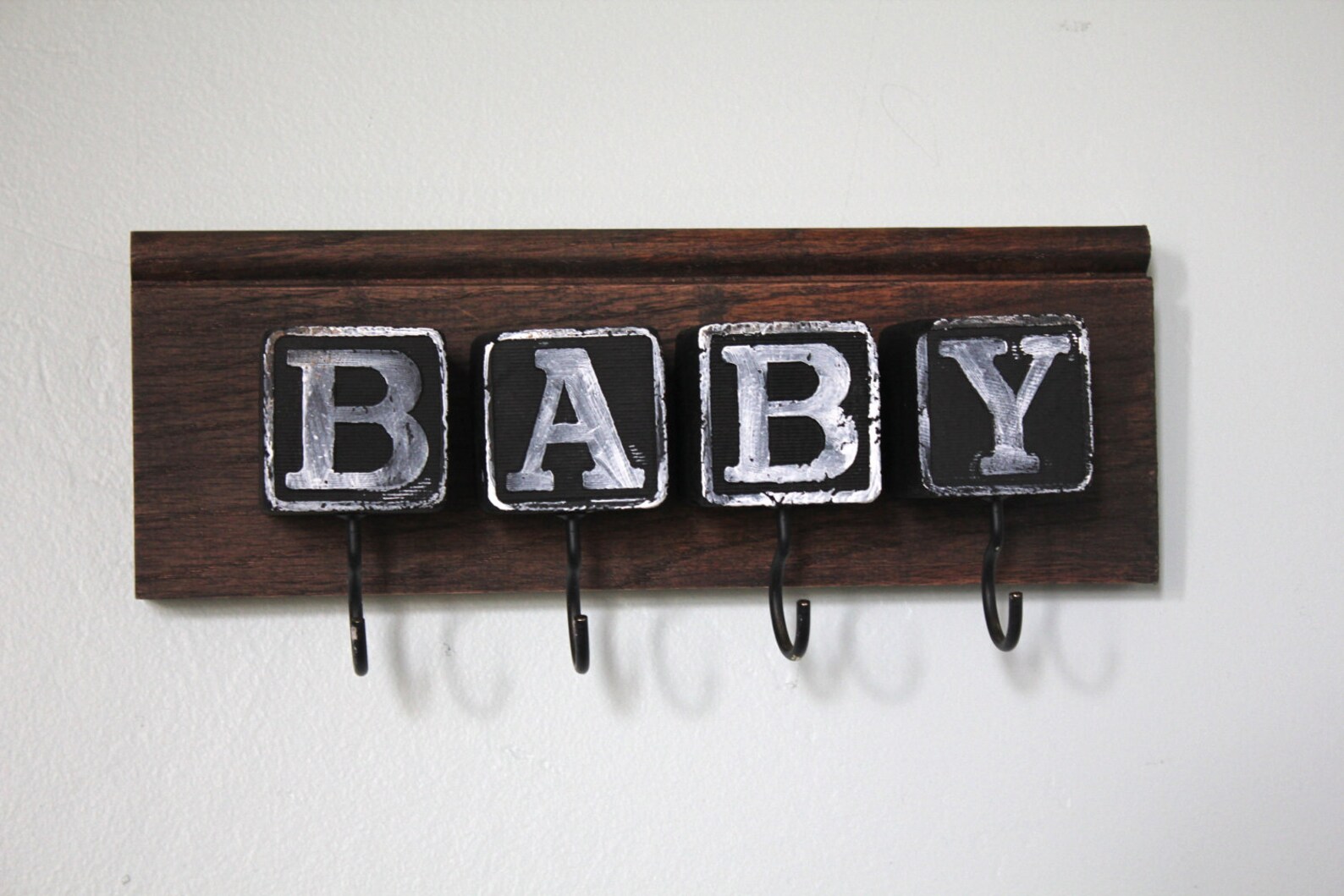 Graphic Type Baby Block Rack Room Sign - Etsy