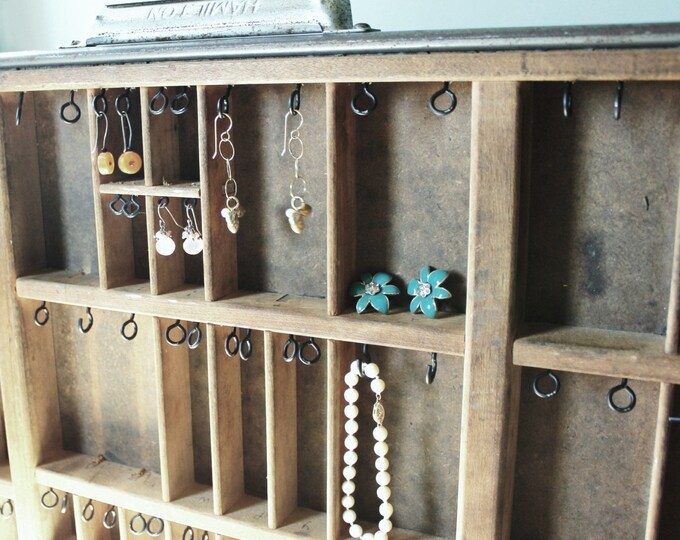 Antique Printers Typeset Drawer for Jewelry Etsy