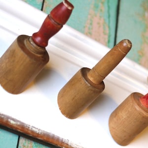 Red Rolling Pin Hook Rack image 1