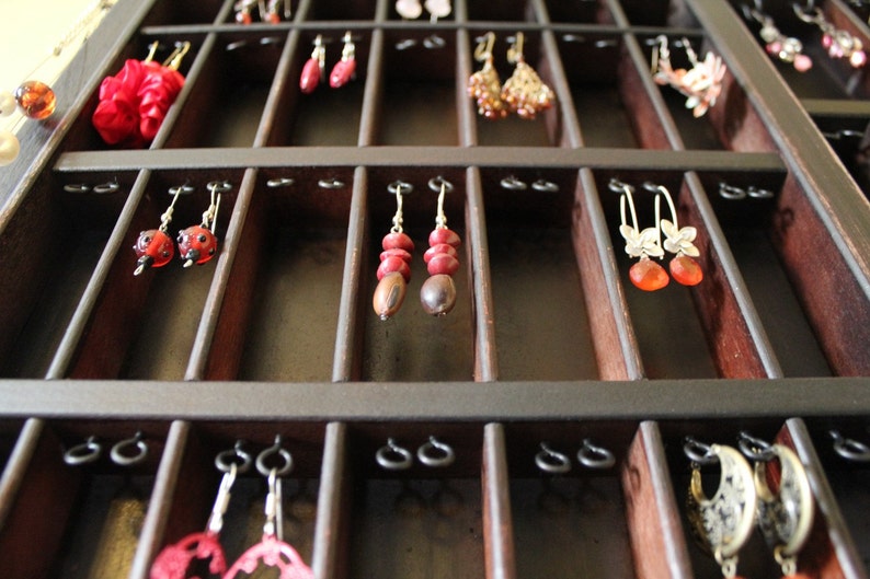 Espresso Printer Drawer Jewelry Display by Bluebirdheaven image 2