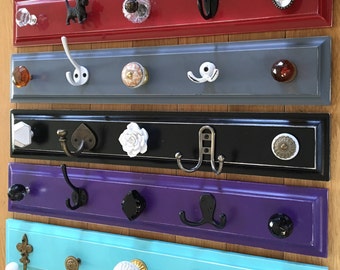 Vibrant Colored Hook Rack - pick one
