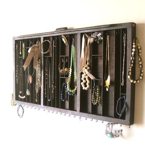 Shadow Box Jewelry Holder Etsy