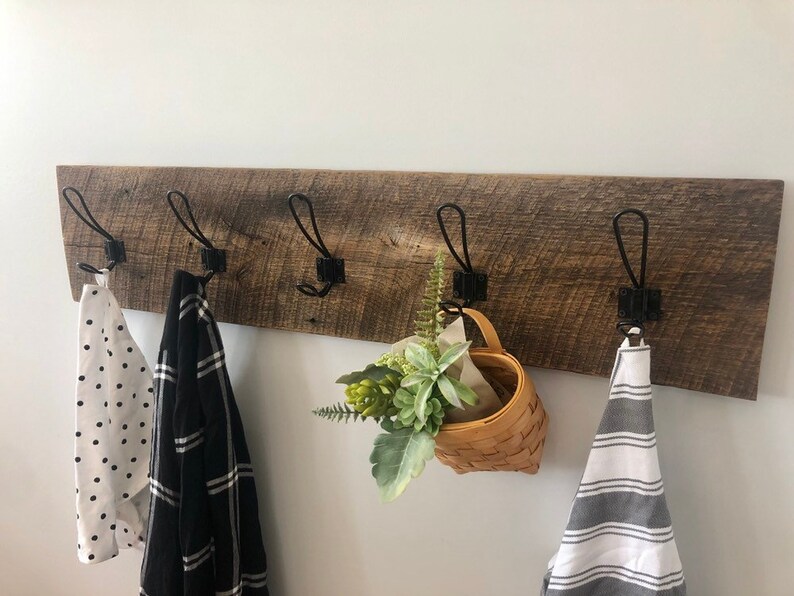 Farmhouse Coat Rack Etsy