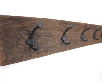 Reclaimed Barn Wood Coat Rack