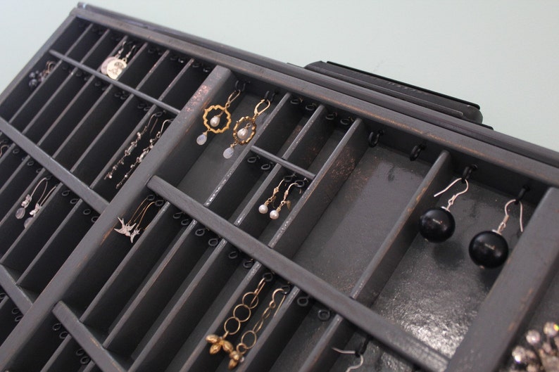 Jewelry Organizer Printers Drawer by Bluebirdheaven Etsy
