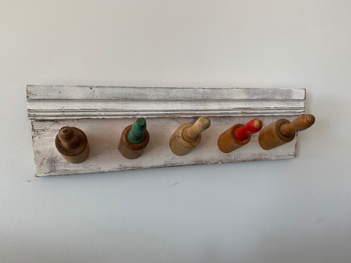Rolling Pin Hook Rack Etsy
