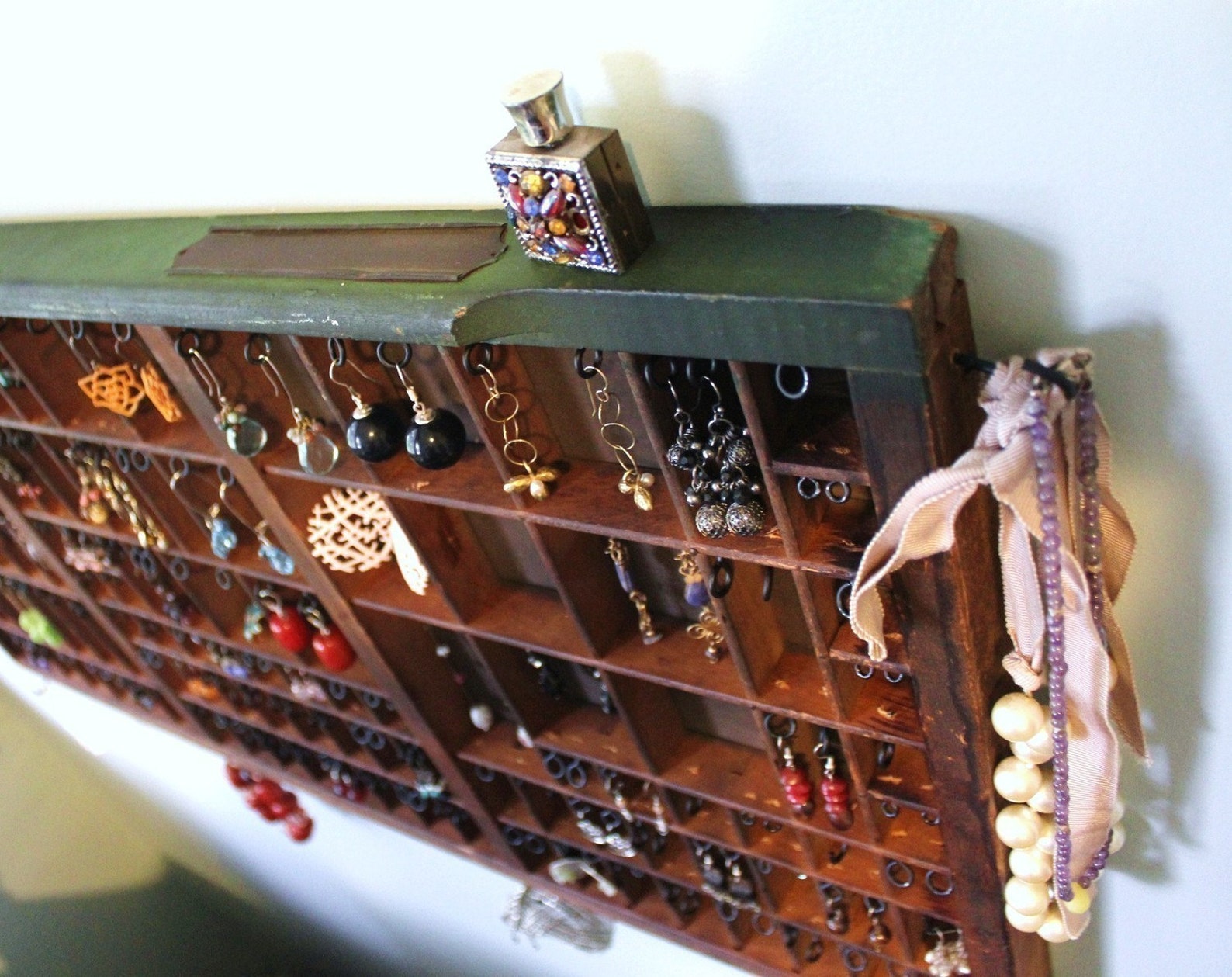 Wooden Jewelry Organizer Etsy