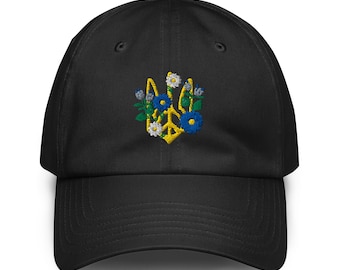 Under Armour® Dad Hat with Ukrainian Trident | Moisture-Wicking Athletic Cap
