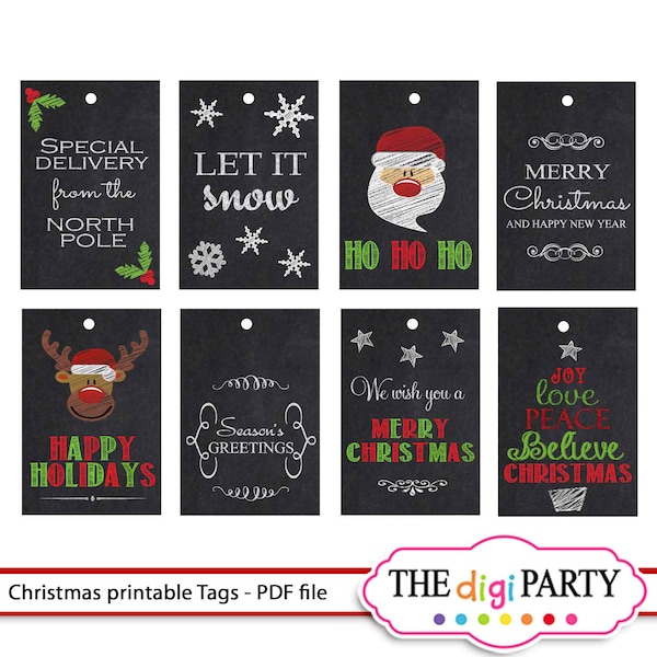 Chalkboard Gift Tags 60+ Gift Ideas for 2024