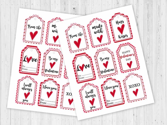 Valentines tag cheap