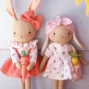 Lili the Petite Bunny Doll PDF pattern - Instant download Sewing Pattern -