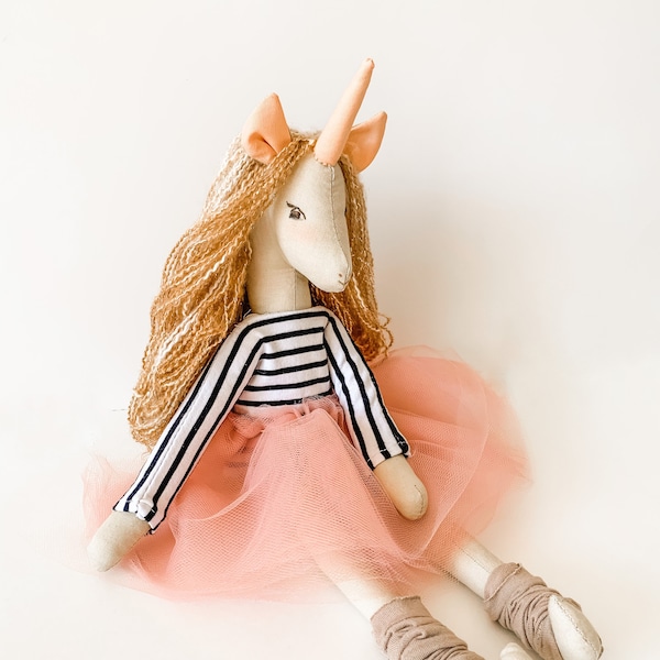 Camilla The Unicorn - Organic COtton -Customizable