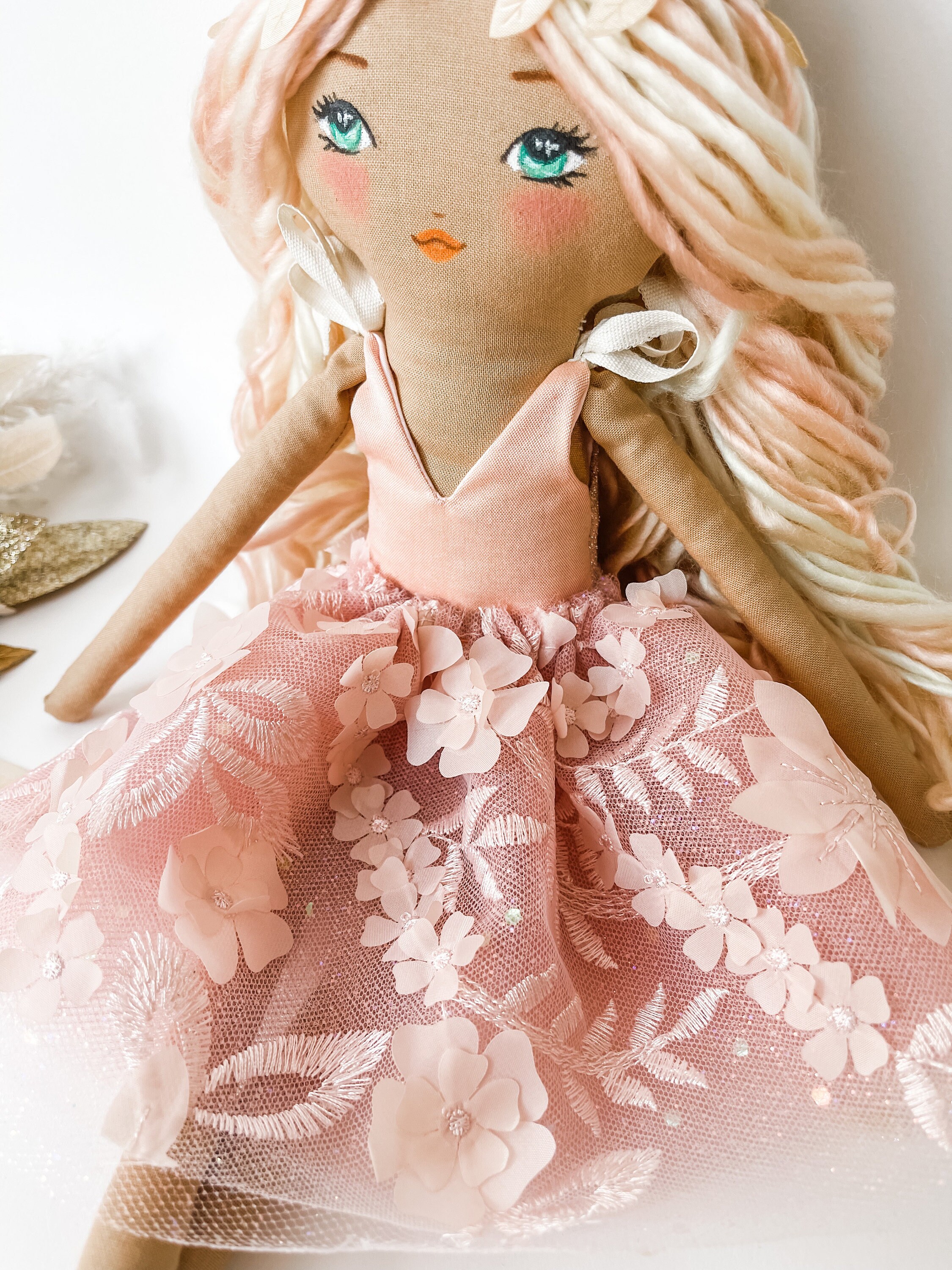 Anaïs Ballerina Doll Ready to Be Shipped Organic Fabric Etsy Australia