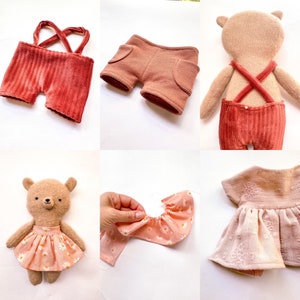 The Love Bears Plush Dolls PDF Pattern Instant Download Sewing Pattern