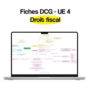 DCG UE 4 - 19 fiches et cartes mentales de droit fiscal